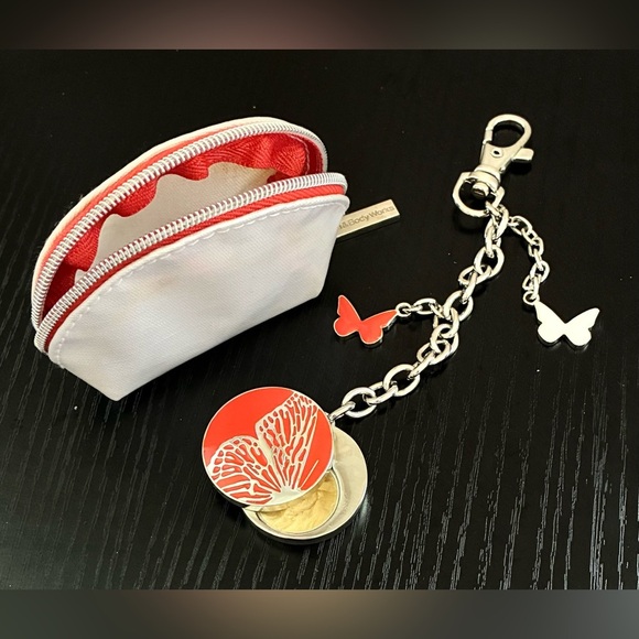 Bath & Bodyworks Limited Edition Butterfly Flower Solid Perfume Charm & Pouch - Picture 2 of 13